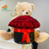 Arreglo De Rosas Y Oso Grande, Osito Cariñosito