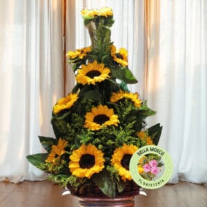 Arreglo con 13 Girasoles